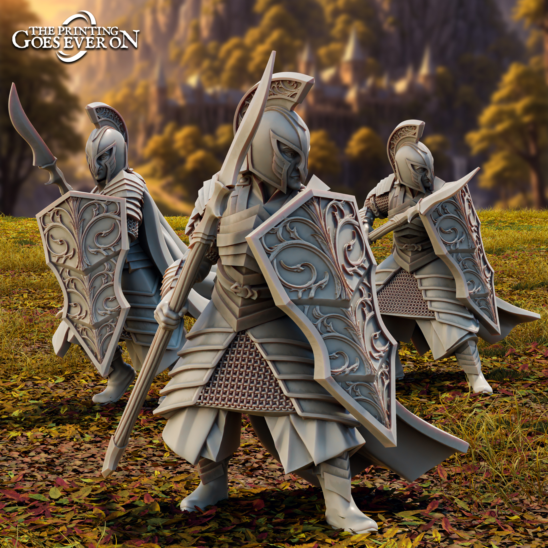 High Elf Spearmen - Presupported